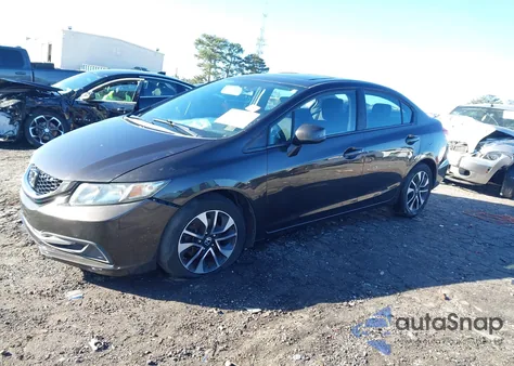 2013 Honda Civic Ex z USA, uszkodzony, nr VIN 19XFB2F8XDE227156